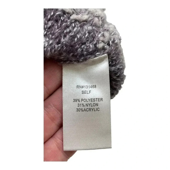 Fate Purple Clairina Textured Pullover Sweater - Picture 5 of 9